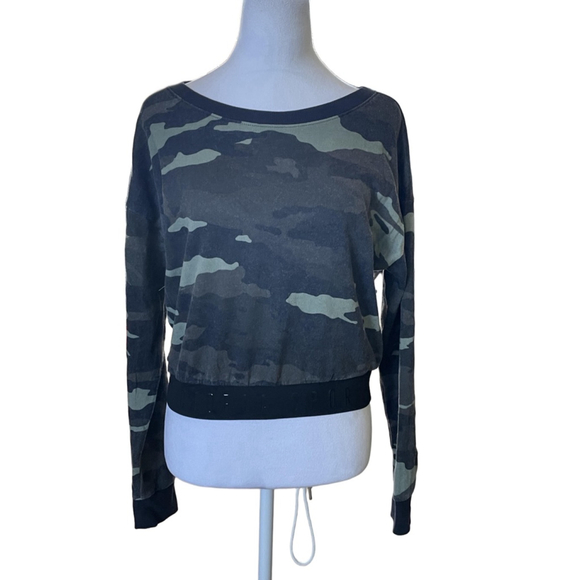 Victoria's Secret Tops - Women's Victoria's Secret Green Camo Long Sleeve Top Size S